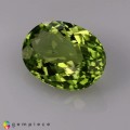 Natural Peridot 4.09 Carats Greenish Yellow Oval 12x9 mm Loose Gemstone - Image 2