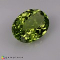 Natural Peridot 4.09 Carats Greenish Yellow Oval 12x9 mm Loose Gemstone - Image 4
