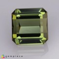 Natural Tourmaline 3.81 Carats Honey Green Octagon 8x6 mm Loose Gemstone - Image 1