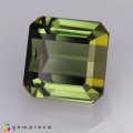 Natural Tourmaline 3.81 Carats Honey Green Octagon 8x6 mm Loose Gemstone - Image 2
