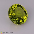 Natural Peridot 4.48 Carats Green Round 10x6 mm Loose Gemstone - Image 5