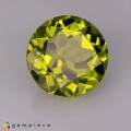 Natural Peridot 4.48 Carats Green Round 10x6 mm Loose Gemstone - Image 6