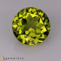 Natural Peridot 4.48 Carats Green Round 10x6 mm Loose Gemstone - Image 7