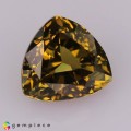 Natural Chrysoberyl 2.06 Carats Yellowish Green Trilliant  7x8 mm Loose Gemstone - Image 7