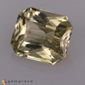 Natural Grossular garnet 2.84 Carats Pastel Yellow Emerald Radiant 9x8 mm Loose Gemstone - Image 3