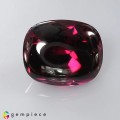 Natural Rhodolite garnet 7.31 Carats Purplish Pink Buff Top 12x10 mm Loose Gemstone - Image 1