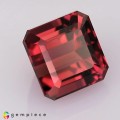 Natural Tourmaline 2.21 Carats Vivid Purplish Pink Octagon 7x5 mm Loose Gemstone - Image 1