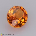 Natural Spessartite garnet 1.28 Carats Mandarin Orange Oval 7x6 mm Loose Gemstone - Image 5