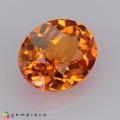 Natural Spessartite garnet 1.28 Carats Mandarin Orange Oval 7x6 mm Loose Gemstone - Image 6