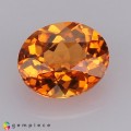 Natural Spessartite garnet 1.28 Carats Mandarin Orange Oval 7x6 mm Loose Gemstone - Image 7