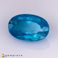 Natural Apatite 2.24 Carats Neon Blue Oval 10x6 mm Loose Gemstone - Image 3