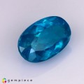 Natural Apatite 2.24 Carats Neon Blue Oval 10x6 mm Loose Gemstone - Image 4