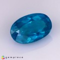 Natural Apatite 2.24 Carats Neon Blue Oval 10x6 mm Loose Gemstone - Image 6