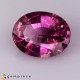 Sweet purplish pink natural rubellite oval  shaped 3.19cts - 11x9mm