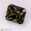 Natural Kornerupine 2.50 Carats Honey Green Emerald 9x7 mm Loose Gemstone - Image 3
