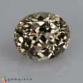 Natural Grossular garnet 4.79 Carats Light Mellow Yellow Oval 10x9 mm Loose Gemstone - Image 1