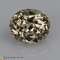 Natural Grossular garnet 4.79 Carats Light Mellow Yellow Oval 10x9 mm Loose Gemstone - Image 2