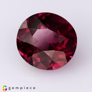 rhodolite garnet  3.59cts - 9x8mm