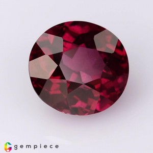rhodolite garnet  3.59cts - 9x8mm