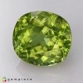 Natural Peridot 4.91 Carats Green Yellow Cushion 10x9 mm Loose Gemstone - Image 2