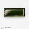 Natural Tourmaline 5.49 Carats Forest Green Baguette 18x7 mm Loose Gemstone - Image 3