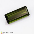 Natural Tourmaline 5.49 Carats Forest Green Baguette 18x7 mm Loose Gemstone - Image 5