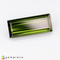 Natural Tourmaline 5.49 Carats Forest Green Baguette 18x7 mm Loose Gemstone - Image 1
