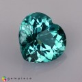 Natural Apatite 1.79 Carats Paraiba Blue Green Heart  8x5 mm Loose Gemstone - Image 2
