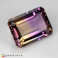Natural Ametrine 33.84 Carats Purple To Golden Yellow Emerald Cut 23x17 mm Loose Gemstone - Image 6
