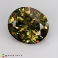 Natural Demantoid garnet 1.68 Carats Greenish Yellow Oval 8x7 mm Loose Gemstone - Image 3