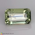 Natural Amblygonite 2.14 Carats Yellowish Green Emerald 9x6 mm Loose Gemstone - Image 7