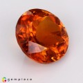 Natural Clinohumite 2.54 Carats Sunset Orange Round 9x5 mm Loose Gemstone - Image 5