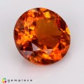 Natural Clinohumite 2.54 Carats Sunset Orange Round 9x5 mm Loose Gemstone - Image 6