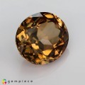 Natural Zircon 7.54 Carats Imperial Brown Oval 12x10 mm Loose Gemstone - Image 5
