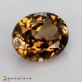 Natural Zircon 7.54 Carats Imperial Brown Oval 12x10 mm Loose Gemstone - Image 6