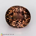 Natural Tourmaline 5.24 Carats Imperial Pink Oval 11x10 mm Loose Gemstone - Image 1