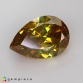 Natural Sphalerite 8.15 Carats Golden Yellow Pear 15x10 mm Loose Gemstone - Image 1