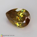 Natural Sphalerite 8.15 Carats Golden Yellow Pear 15x10 mm Loose Gemstone - Image 3