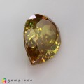 Natural Sphalerite 8.15 Carats Golden Yellow Pear 15x10 mm Loose Gemstone - Image 6