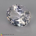 Natural Scapolite 5.29 Carats White Oval 12x10 mm Loose Gemstone - Image 3