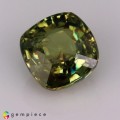 Natural Demantoid garnet 1.08 Carats Green Yellow Antique Cushion 5x4 mm Loose Gemstone - Image 1