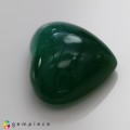 Natural Gem silica 7.85 Carats Paraiba Green Heart Cabochon 12x15 mm Loose Gemstone - Image 2