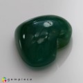 Natural Gem silica 7.85 Carats Paraiba Green Heart Cabochon 12x15 mm Loose Gemstone - Image 6