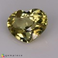 Natural Chrysoberyl 1.51 Carats Baby Yellow Heart  8x6 mm Loose Gemstone - Image 3