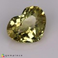 Natural Chrysoberyl 1.51 Carats Baby Yellow Heart  8x6 mm Loose Gemstone - Image 2