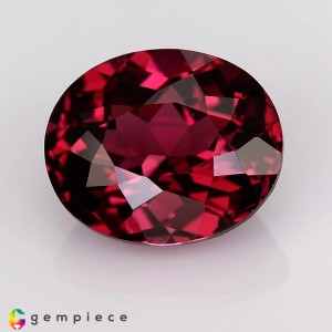 rhodolite garnet  6.28cts - 12x10mm