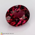 Natural Rhodolite garnet 6.28 Carats Purplish Pink Oval 12x10 mm Loose Gemstone - Image 6