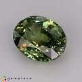 Natural Demantoid garnet 0.89 Carats Green Oval 6x8 mm Loose Gemstone - Image 2
