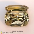 Natural Diaspore pair 3.95 Carats Pastel Yellow Green to Salmon Brown Cushion 9x6 mm Loose Gemstone - Image 1
