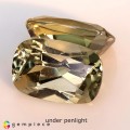 Natural Diaspore pair 3.95 Carats Pastel Yellow Green to Salmon Brown Cushion 9x6 mm Loose Gemstone - Image 3